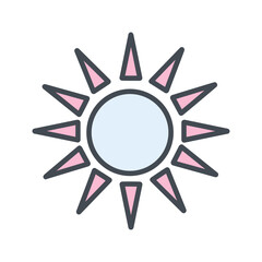 Sun Vector Icon