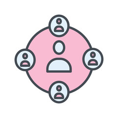 Networking Vector Icon