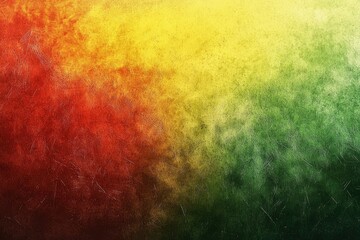 Obraz premium Abstract Grunge Background in Red, Yellow, and Green Hues