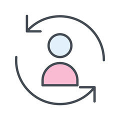 Retargeting Vector Icon