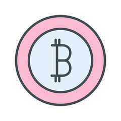 Bitcoin Vector Icon
