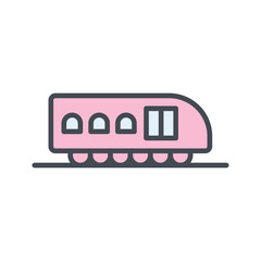 Fototapeta premium Monorail Vector Icon