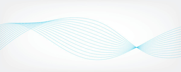 Abstract blue waves background. Vector illustration. 