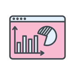 Data Visualization Vector Icon