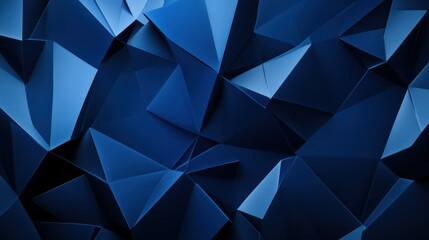 Obraz premium Abstract Blue Polygonal Background