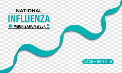 National immunization awareness month observed each year in during August. vector graphic Banner poster, flyer and background design template.