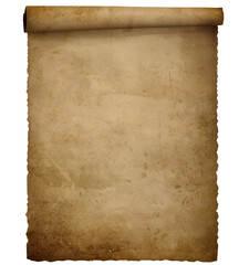 Old paper background, Paper treasure map. Old parchment scroll. Papyrus, Ancient manuscript. Antique document. Vintage torn sheets. Historical curled page, 3d illustration, 3d rendering