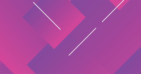 Vibrant Abstract Geometric Composition in Pink and Purple Gradients