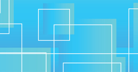 Vibrant Abstract Geometric Composition in Blue Gradients