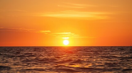 Obraz premium Sunset over Ocean