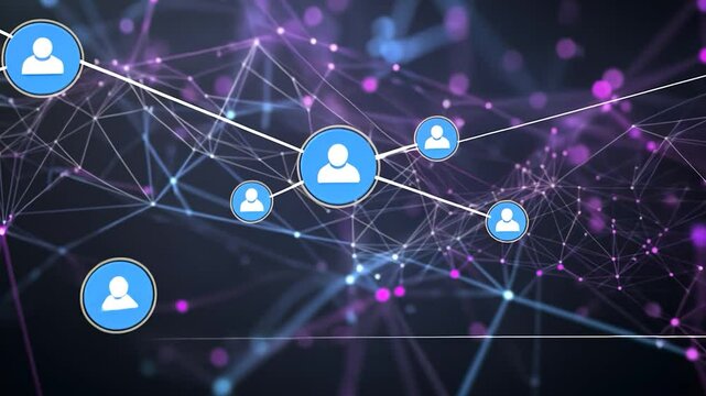 Growing networks connect people and foster community. Emphasizing social interaction and technological advancements, these connections shape a vibrant digital landscape