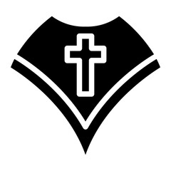 Obraz premium mantle glyph icon