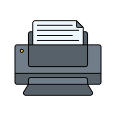 Printer Icon Illustration