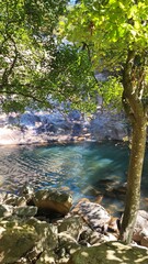 Moraine lake in the Myeongseongsan Mountain, south korea.