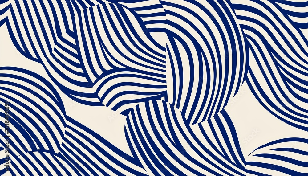 Poster hand-drawn lines in varying thicknesses, overlapping on a clean white background to create a dynamic