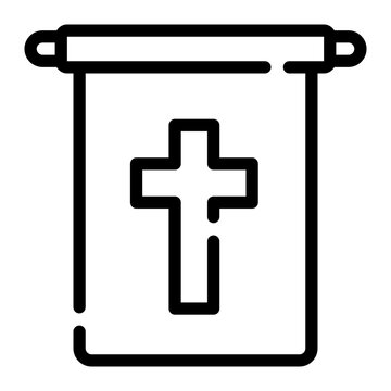 recommend clip art: paper scroll line icon