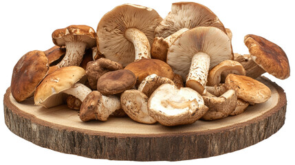 Fototapeta premium mushrooms transparent background