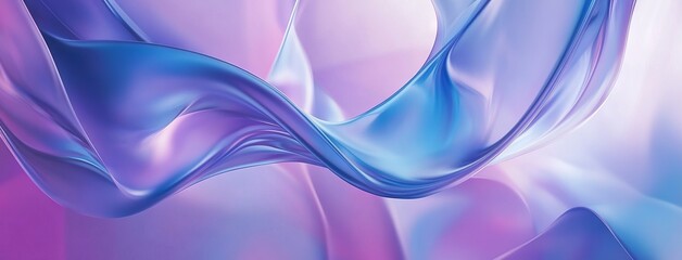 Fototapeta premium Futuristic Abstract Background with Blue and Purple Gradient. AI generated illustration