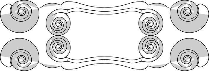 Drawing sketch vector illustrations silhouette designs ornaments carvings classic vintage abstract ethnic traditional modern