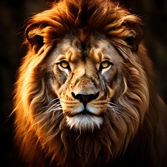 Fototapeta premium ritratto di un leone