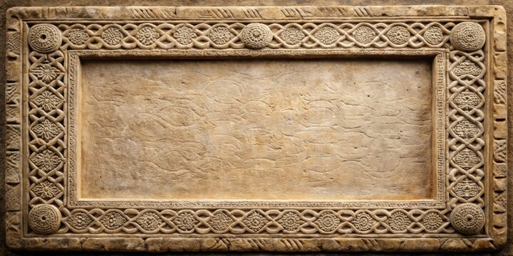 Ancient stone tablet with intricate carvings, steintafel, ancient, stone, tablet, carvings