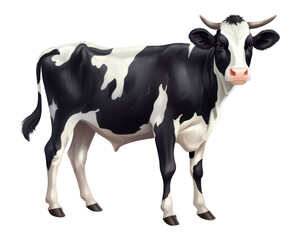 Fototapeta premium PNG Cow cow livestock mammal.