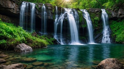 waterfall in the forest
