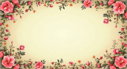 background with flowers