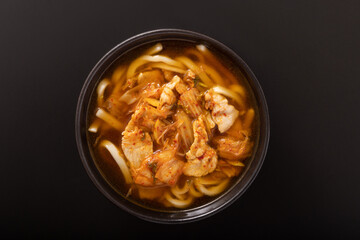 豚キムチうどん