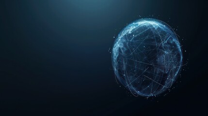 Obraz premium Digital Globe Illustration