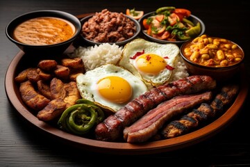 Colombian Delicacy: Bandeja Paisa Extravaganza
