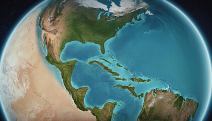 Fototapeta premium Isolated beautiful earth 3d illustration World Population Day 1