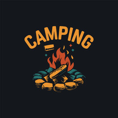 Camping T Shirt design Camping t shirt design free Adventure t shirt design free Teplatte