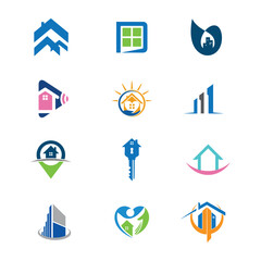 Real Estate Group Logo Design icon design 