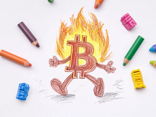 Bitcoin on Fire.