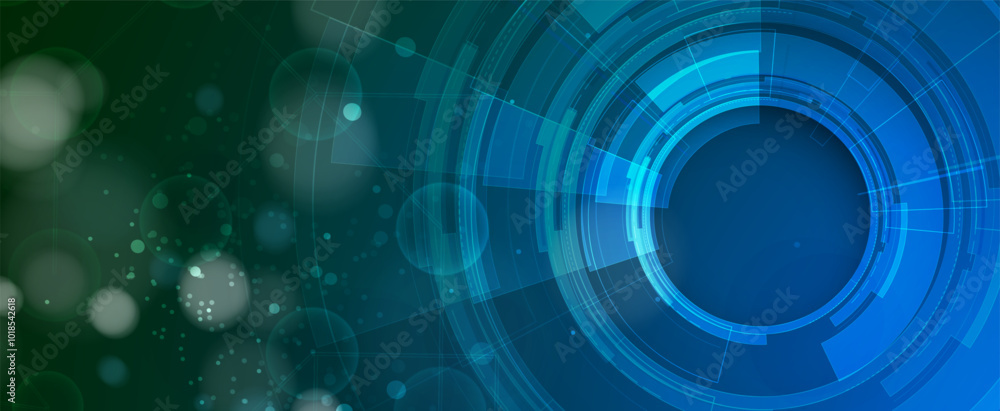 Aufkleber Data streams flowing through the grid