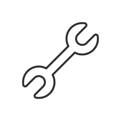 Wrench Icon Sign Symbol Vector