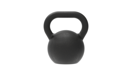 kettlebell isolated in transparent background