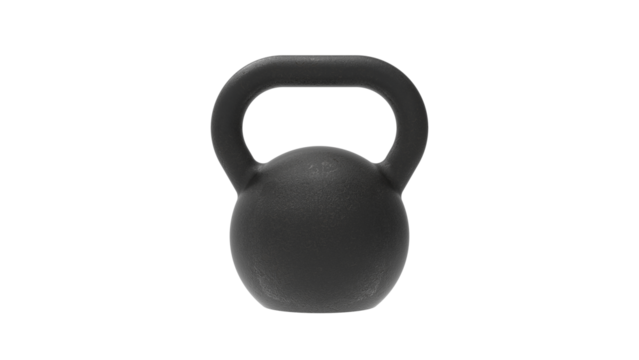 kettlebell isolated in transparent background