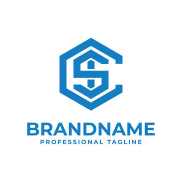 Letters CSI Hexagon Logo, for CSI, CIS, SCI, SIC, ICS, ISC initials