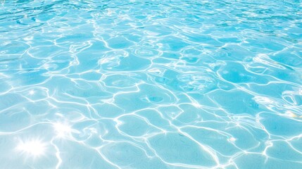 Fototapeta premium Sparkling Blue Water Surface in Bright Sunlight