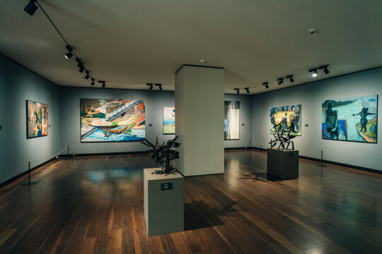Istanbul, Turkey - Fabruary 12 2024 IRHM , Istanbul Painting and Sculpture Museum