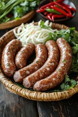 Sai Krok Isan: Traditional Northeastern Thai Fermented Sausages with Pork and Rice, Perfectly Sour and Spicy Delicacy