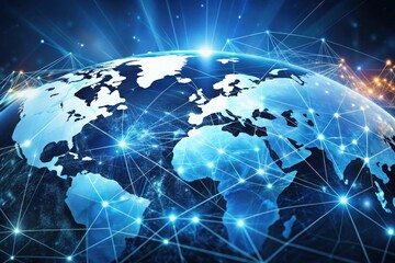 background with globe