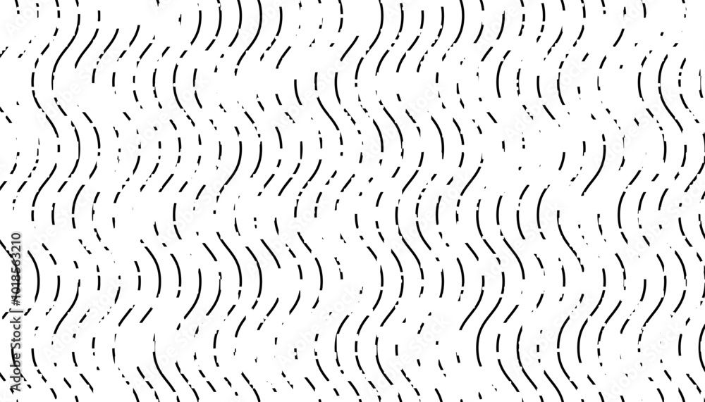 Poster wavy grunge pattern. dynamic effect of lines. black isolated on white background. easily recoloured 