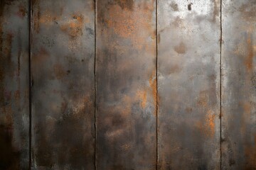 Obraz premium A Grungy, Distressed Metal Surface With Rust Spots, Scratches, and a Worn-out Industrial Look, High Resolution Wallpaper or Background
