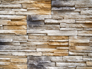 Background of stone wall texture. Stone wall background for design and decoration.