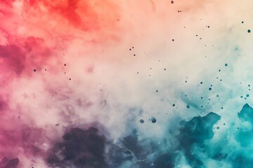 Obraz premium A Vibrant Watercolor Splash Background in Soft Pastel Tones, Blending Seamlessly With a Textured Paper Surface Texture for Background, for Work or Design, High Resolution Wallpaper or Background