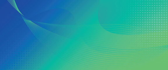 Abstract Green Fluid Banner Template. Modern background design. Gradient colors. Dynamic Waves. Fluid shape composition. Suitable for banners.eps10