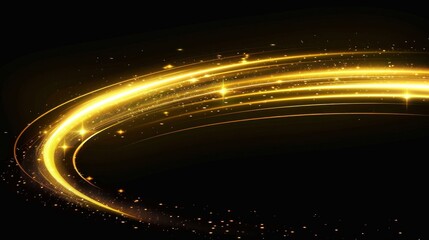 Golden Light Trails